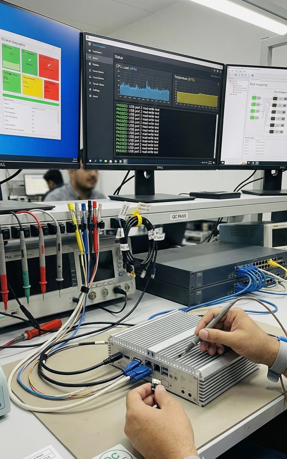 QC Testing Station
